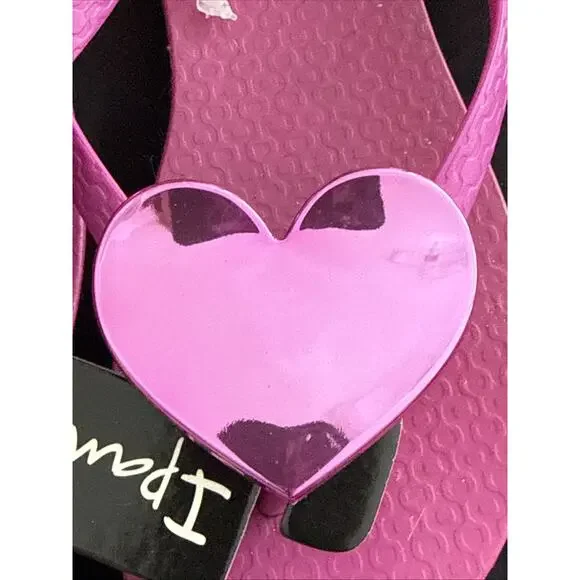 impanema rubber flip flops hot pink 7 - Picture 5 of 5